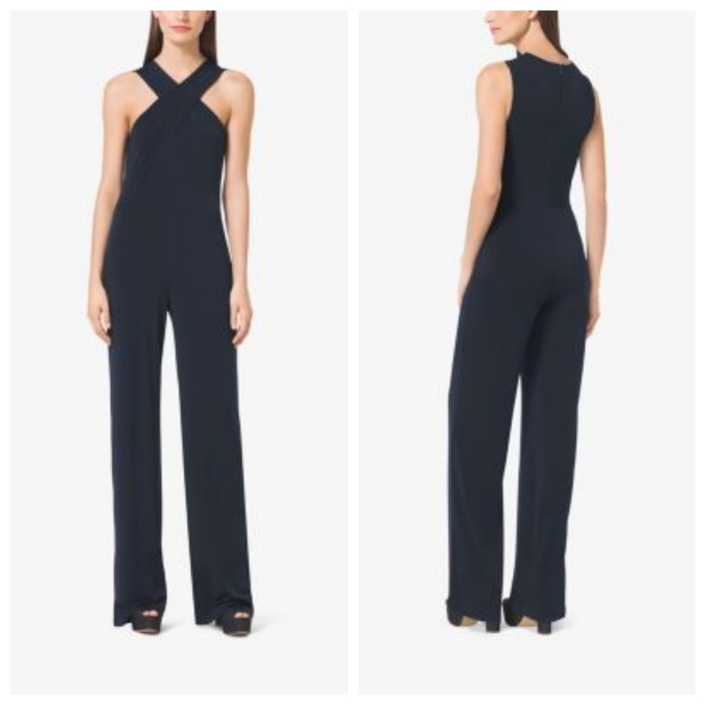 Criss cross Halter Jumpsuit